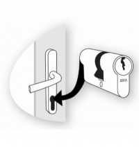 Door lock cylinder Security