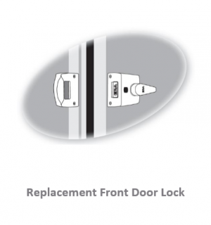 Replacement Front Door Lock 