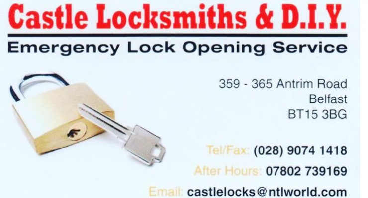 Castle Locksmiths & DIY Logo